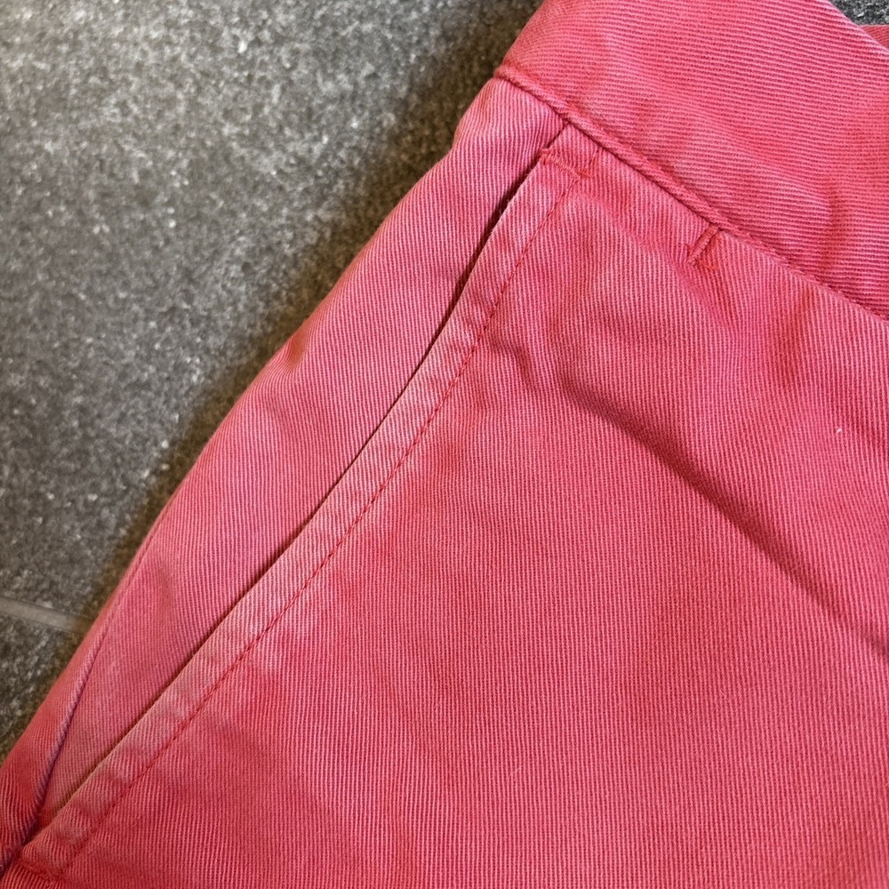 Polo Ralph Lauren Shorts Men 32 Pink Salmon Classic Fit 9 Inch Cotton Chino - Picture 3 of 11